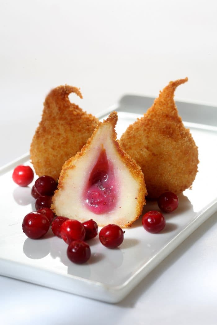 Veenbessenkroketjes ( enkel op bestelling)