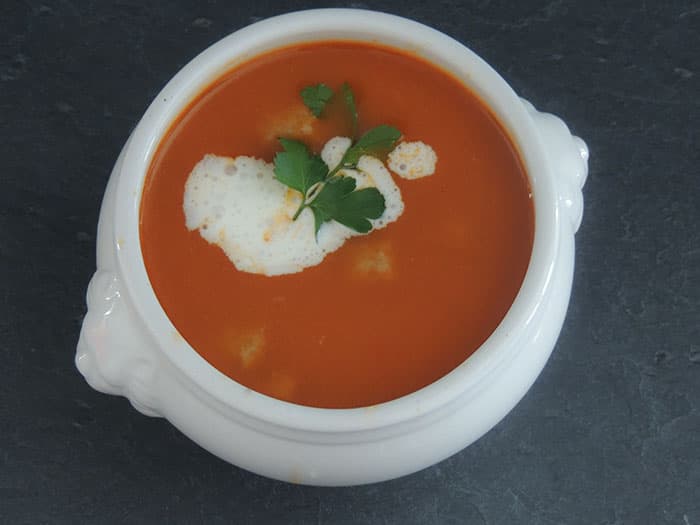 Tomatensoep met balletjes